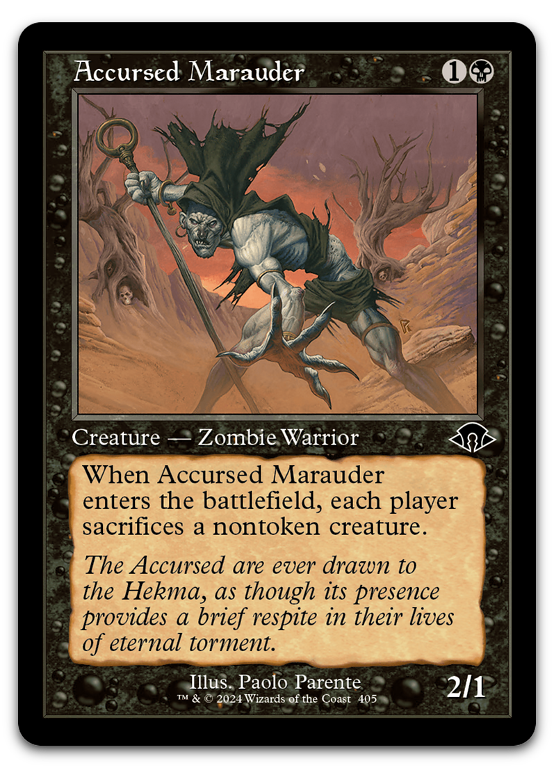 Accursed Marauder (Retro Frame) (Modern Horizons 3)