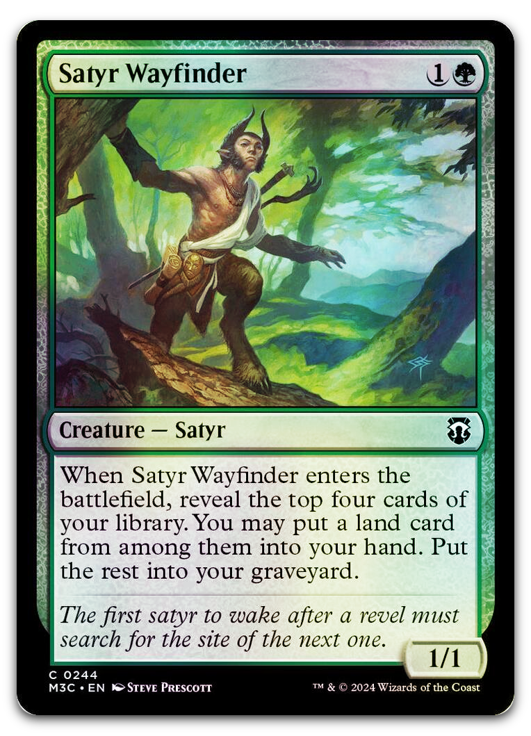 Satyr Wayfinder (Ripple Foil) (Commander: Modern Horizons 3)