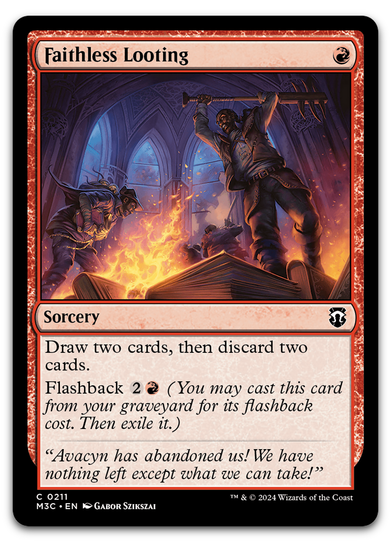 Faithless Looting (Commander: Modern Horizons 3)