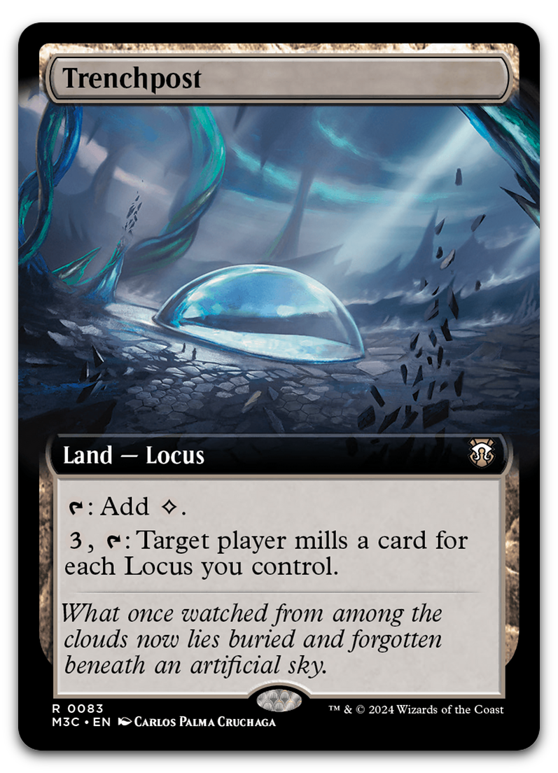 Trenchpost (Extended Art) (Commander: Modern Horizons 3)