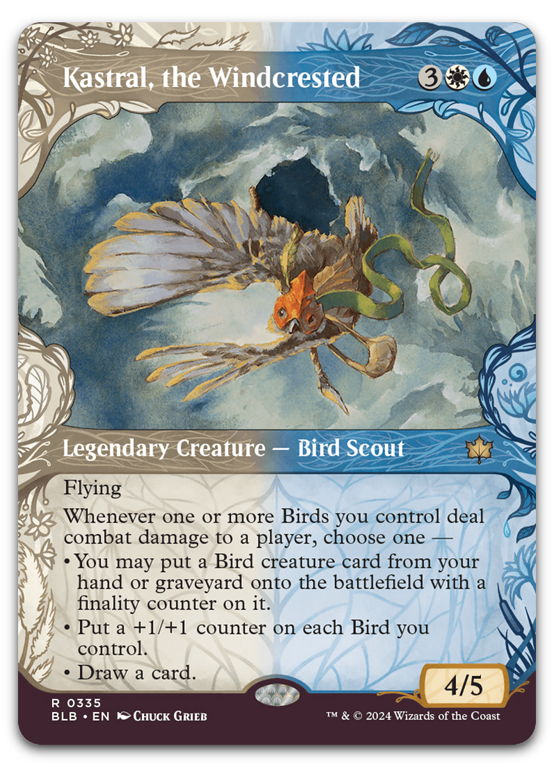 Kastral, the Windcrested (Showcase) (Bloomburrow)