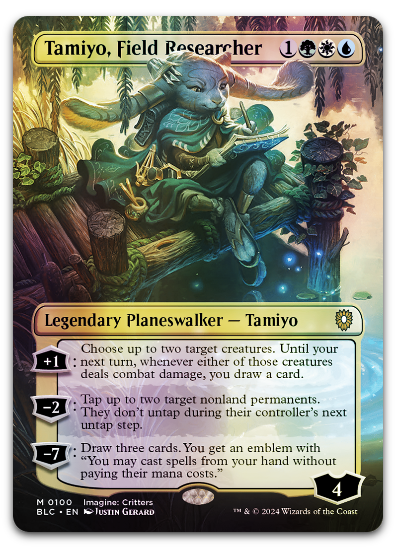 Tamiyo, Field Researcher (Borderless) (Commander: Bloomburrow)