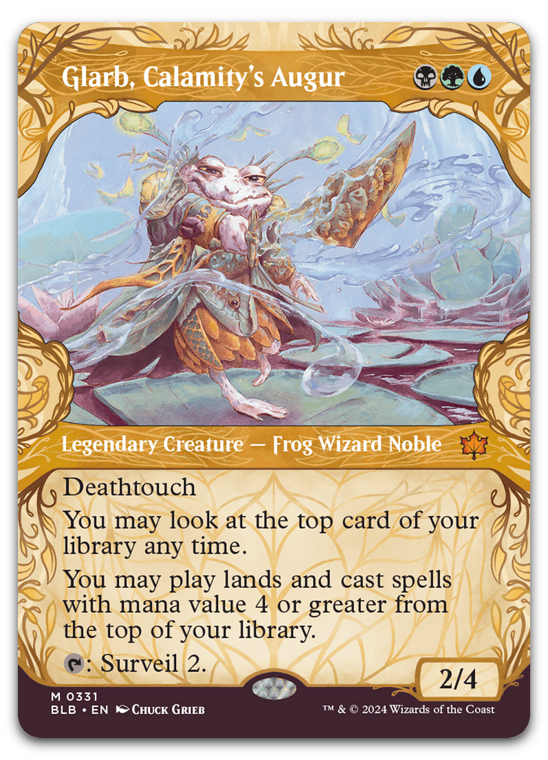 Glarb, Calamity's Augur (Showcase) (Bloomburrow)