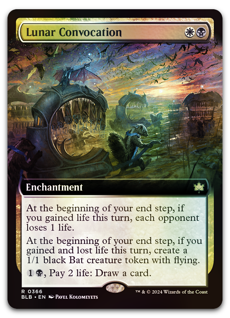 Lunar Convocation (Extended Art) (Bloomburrow)