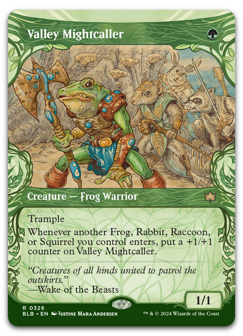 Valley Mightcaller (Showcase) (Bloomburrow)