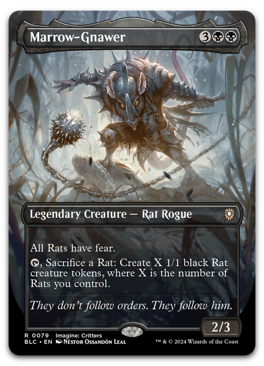 Marrow-Gnawer (Borderless) (Commander: Bloomburrow)