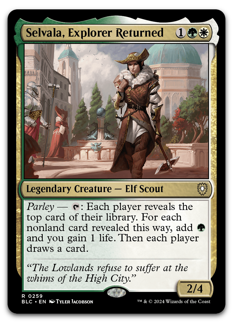 Selvala, Explorer Returned (Commander: Bloomburrow)