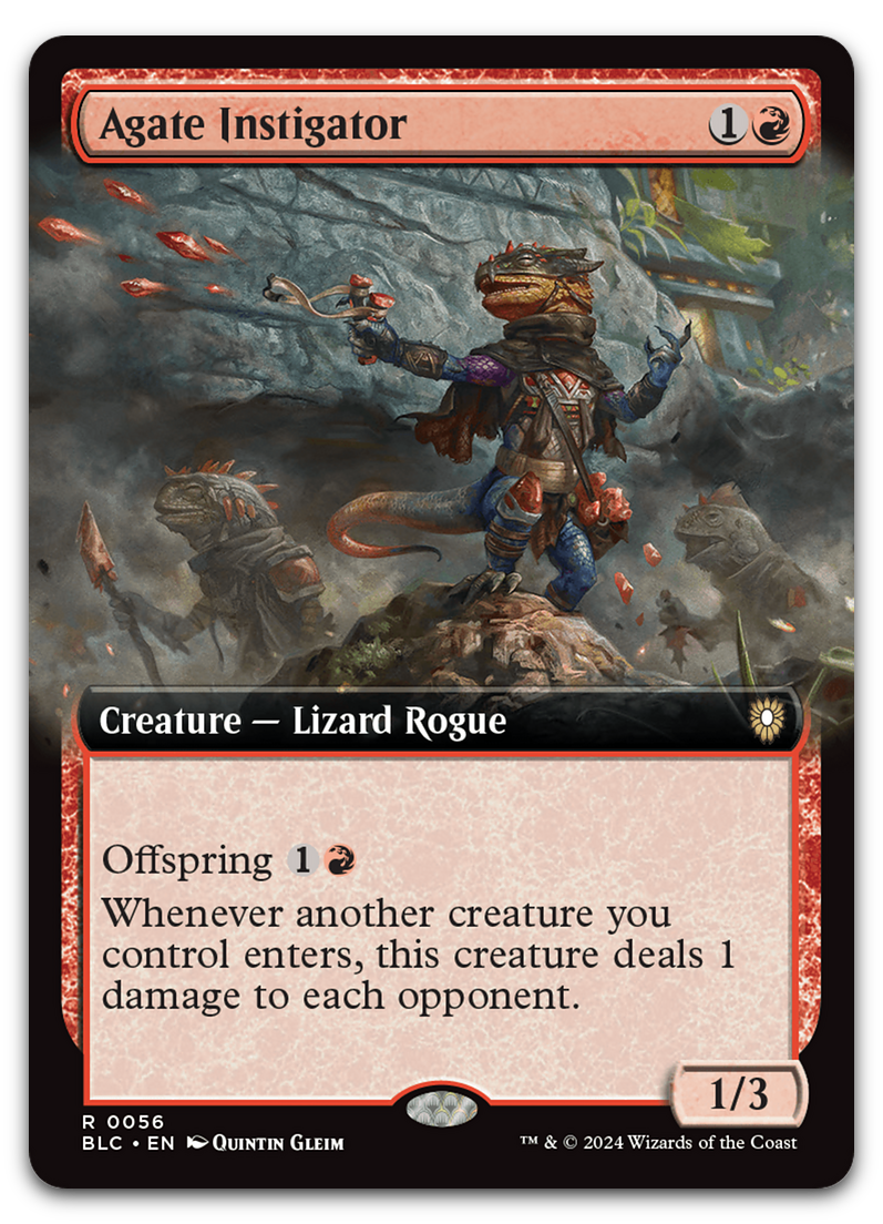 Agate Instigator (Extended Art) (Commander: Bloomburrow)