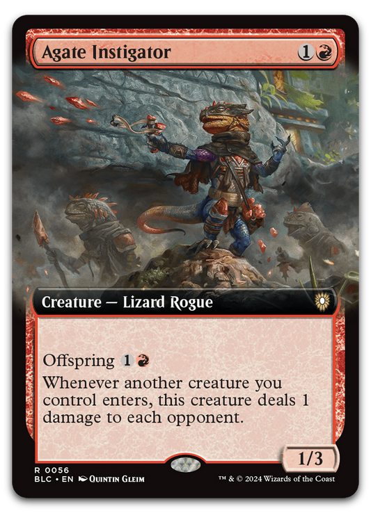 Agate Instigator (Extended Art) (Commander: Bloomburrow)