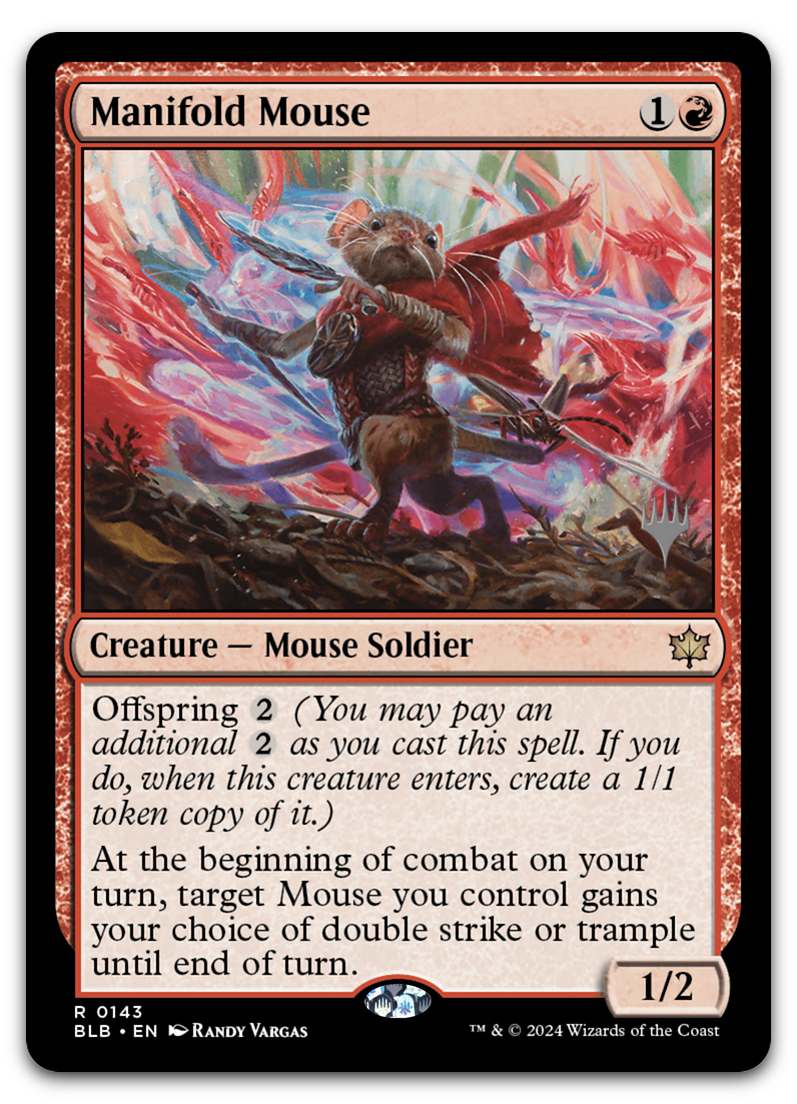 Manifold Mouse (Promo Pack: Bloomburrow)
