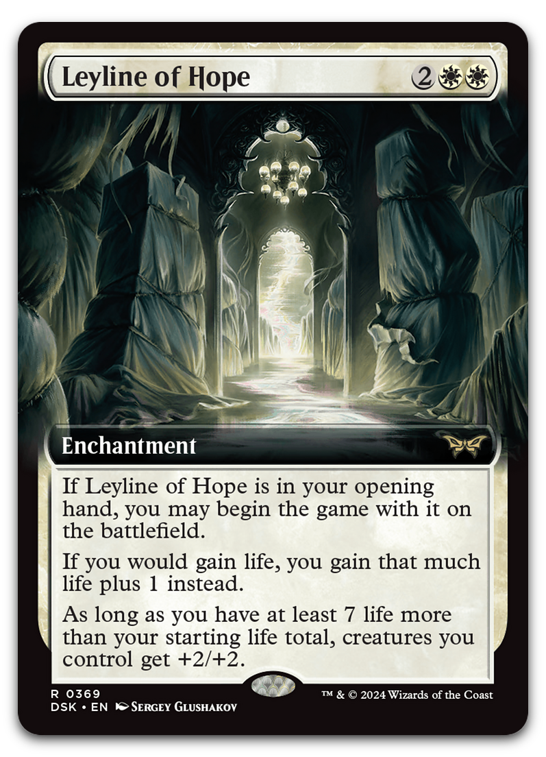 Leyline of Hope (Extended Art) (Duskmourn: House of Horror)