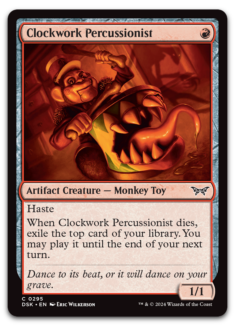 Clockwork Percussionist (0295) (Duskmourn: House of Horror)