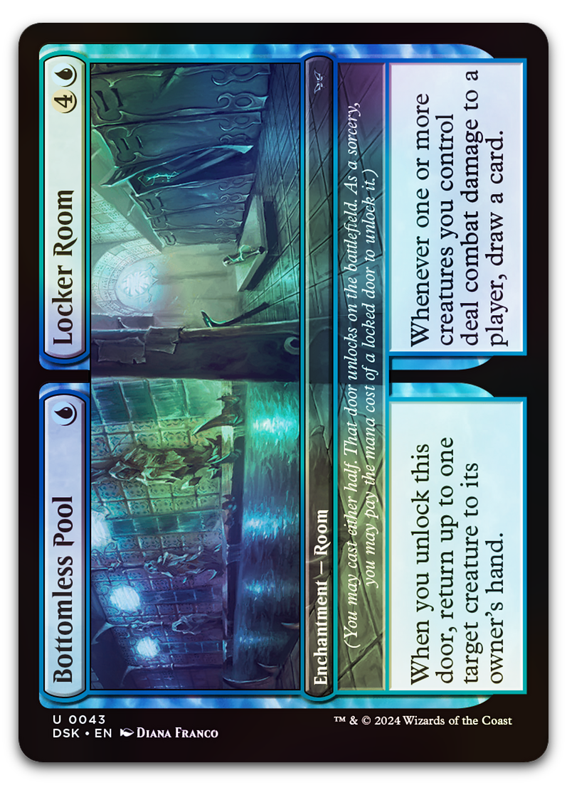 Bottomless Pool // Locker Room (Duskmourn: House of Horror)