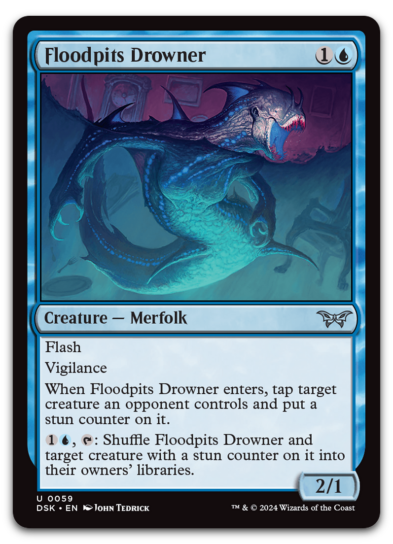 Floodpits Drowner (Duskmourn: House of Horror)