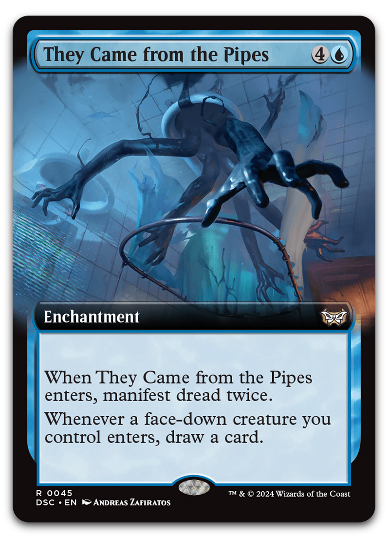 They Came from the Pipes (Extended Art) (Commander: Duskmourn: House of Horror)