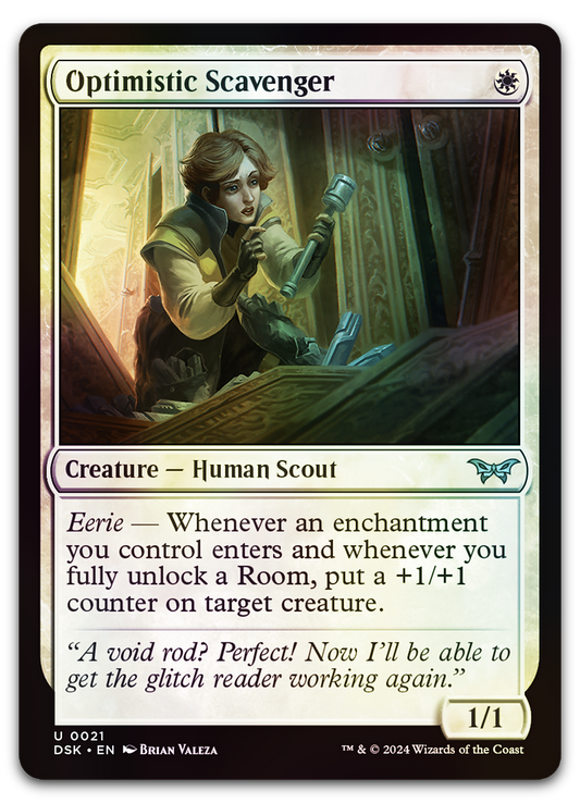 Optimistic Scavenger (0021) (Duskmourn: House of Horror)