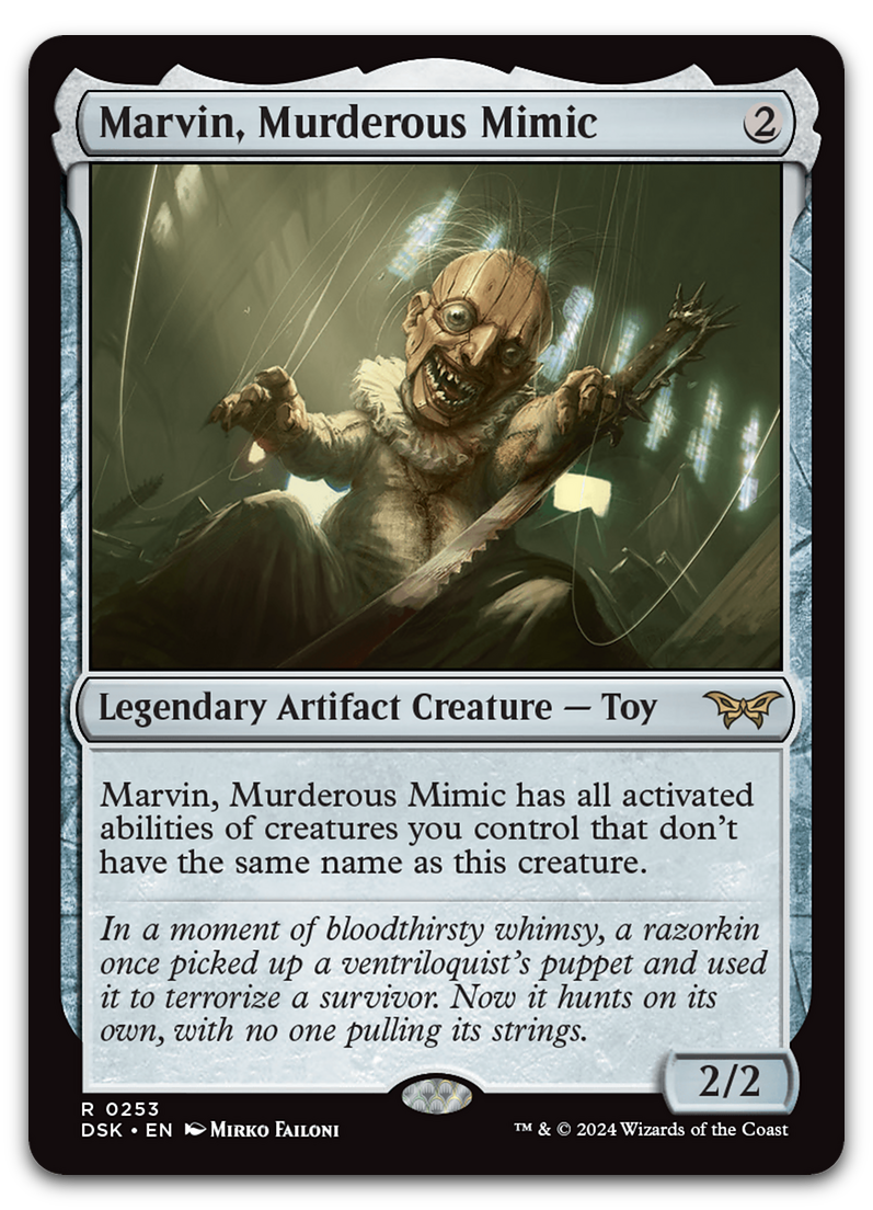 Marvin, Murderous Mimic (Duskmourn: House of Horror)