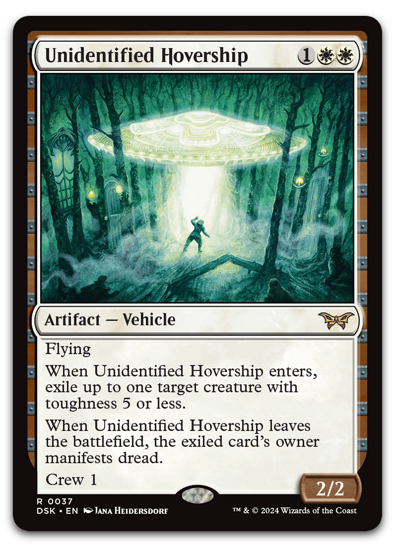 Unidentified Hovership (Duskmourn: House of Horror)