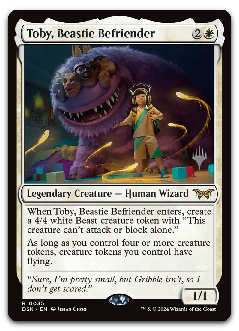 Toby, Beastie Befriender (Promo Pack: Duskmourn: House of Horror)