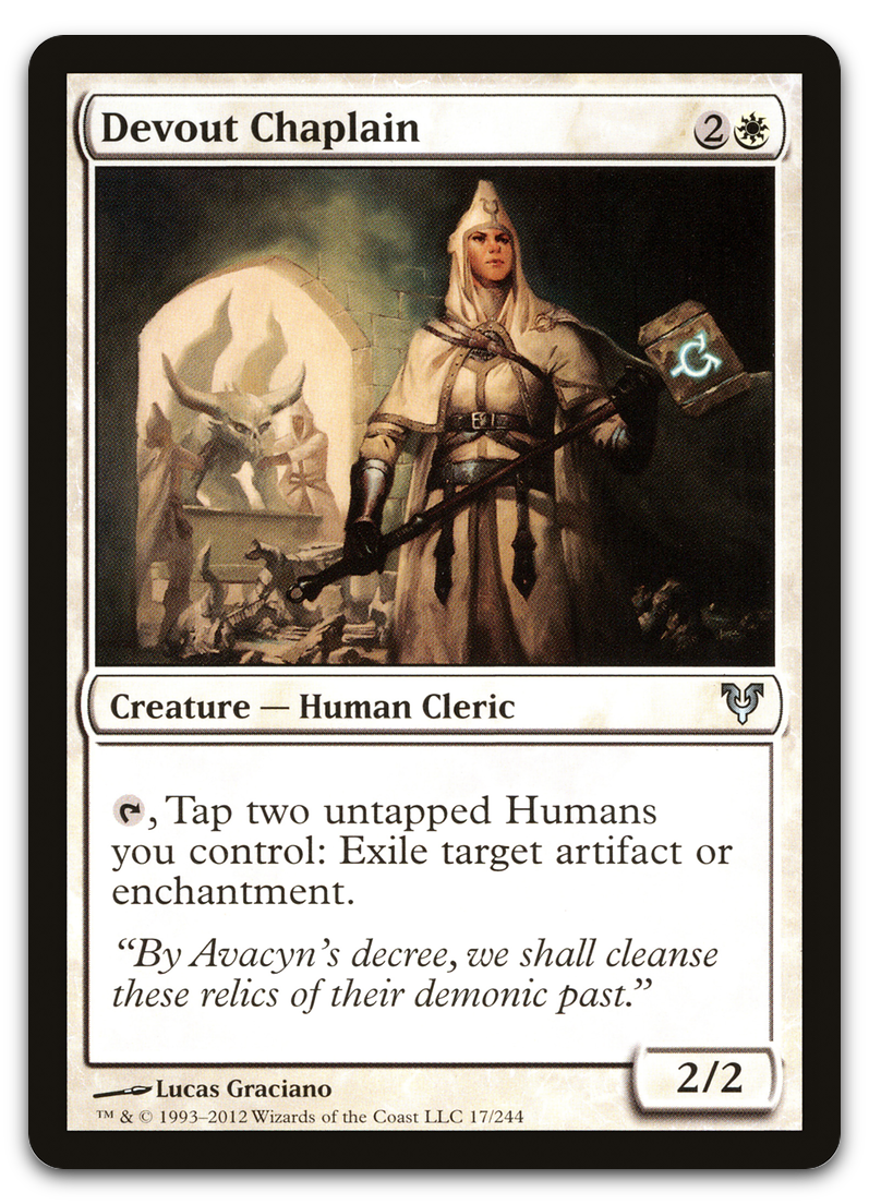 Devout Chaplain (Avacyn Restored)