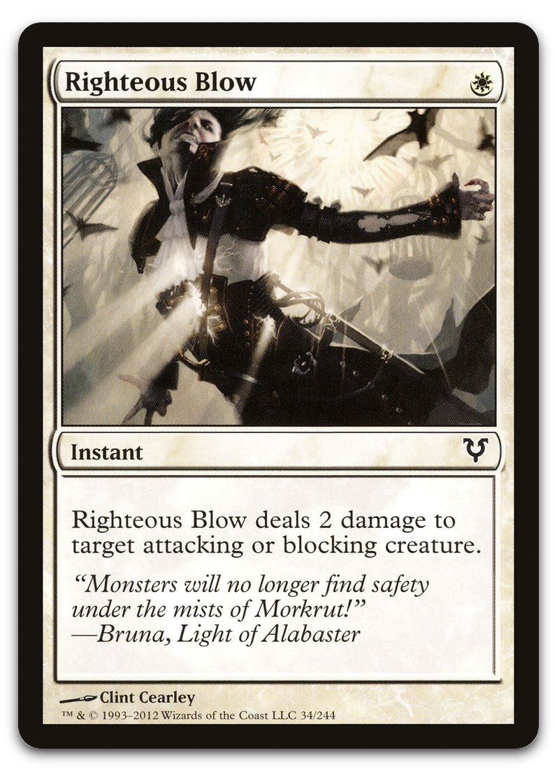 Righteous Blow (Avacyn Restored)