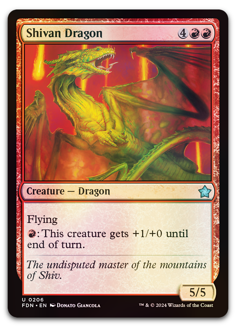 Shivan Dragon (Foundations)