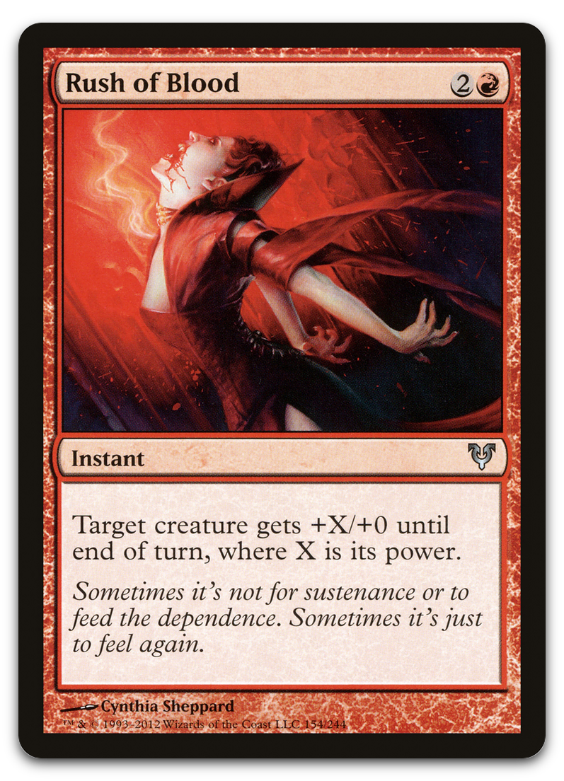 Rush of Blood (Avacyn Restored)