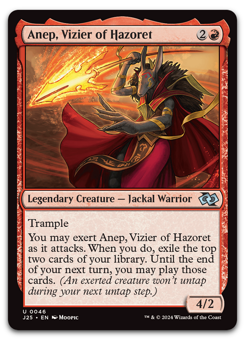 Anep, Vizier of Hazoret (Anime) (Foundations Jumpstart)