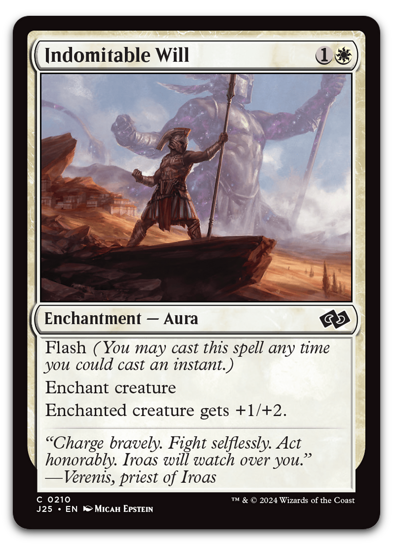 Indomitable Will (Foundations Jumpstart)