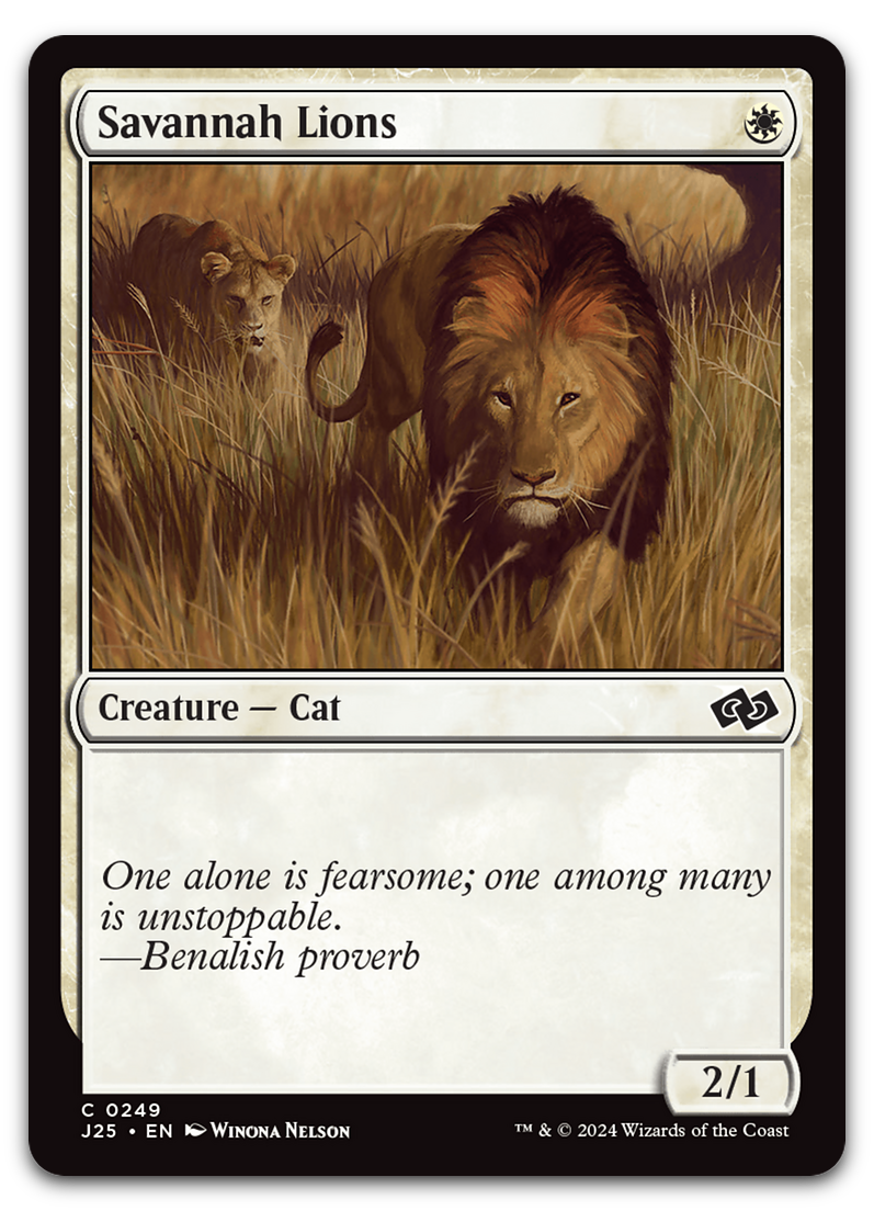 Savannah Lions (Foundations Jumpstart)