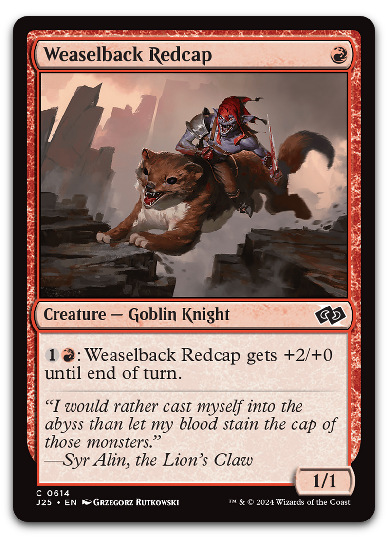 Weaselback Redcap (Foundations Jumpstart)