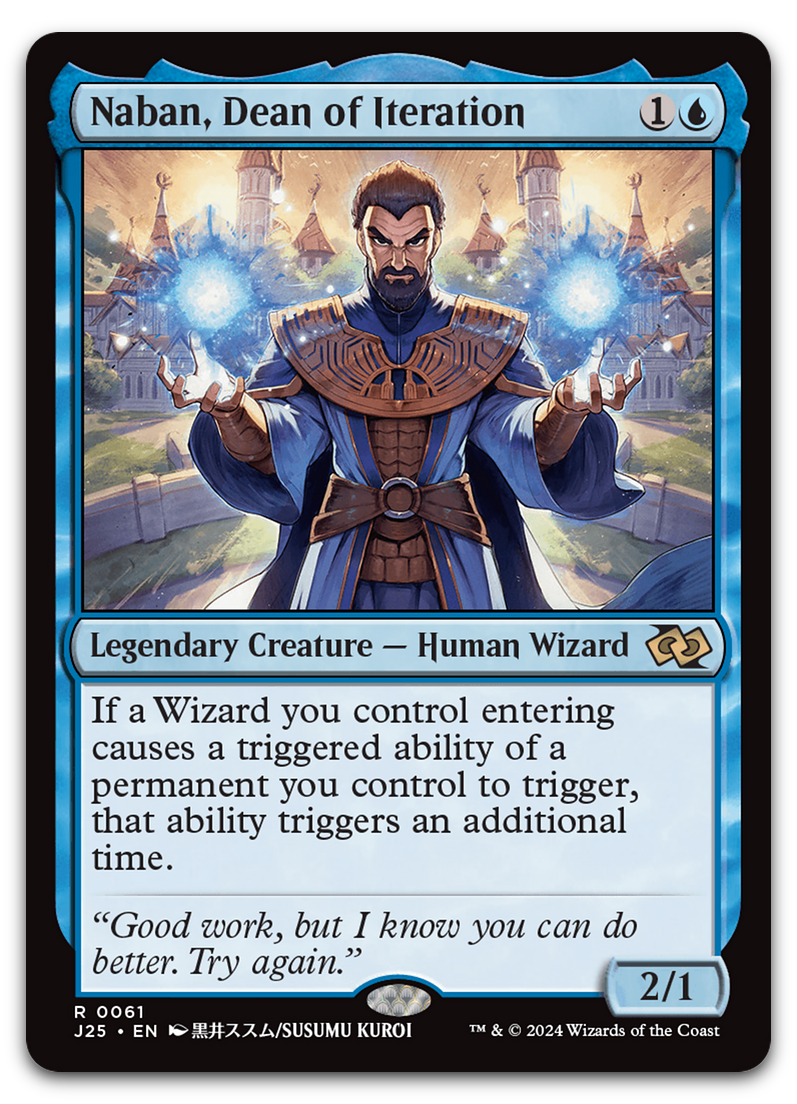 Naban, Dean of Iteration (Anime) (Foundations Jumpstart)