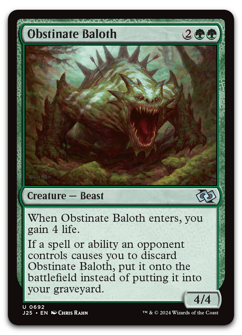 Obstinate Baloth (Foundations Jumpstart)