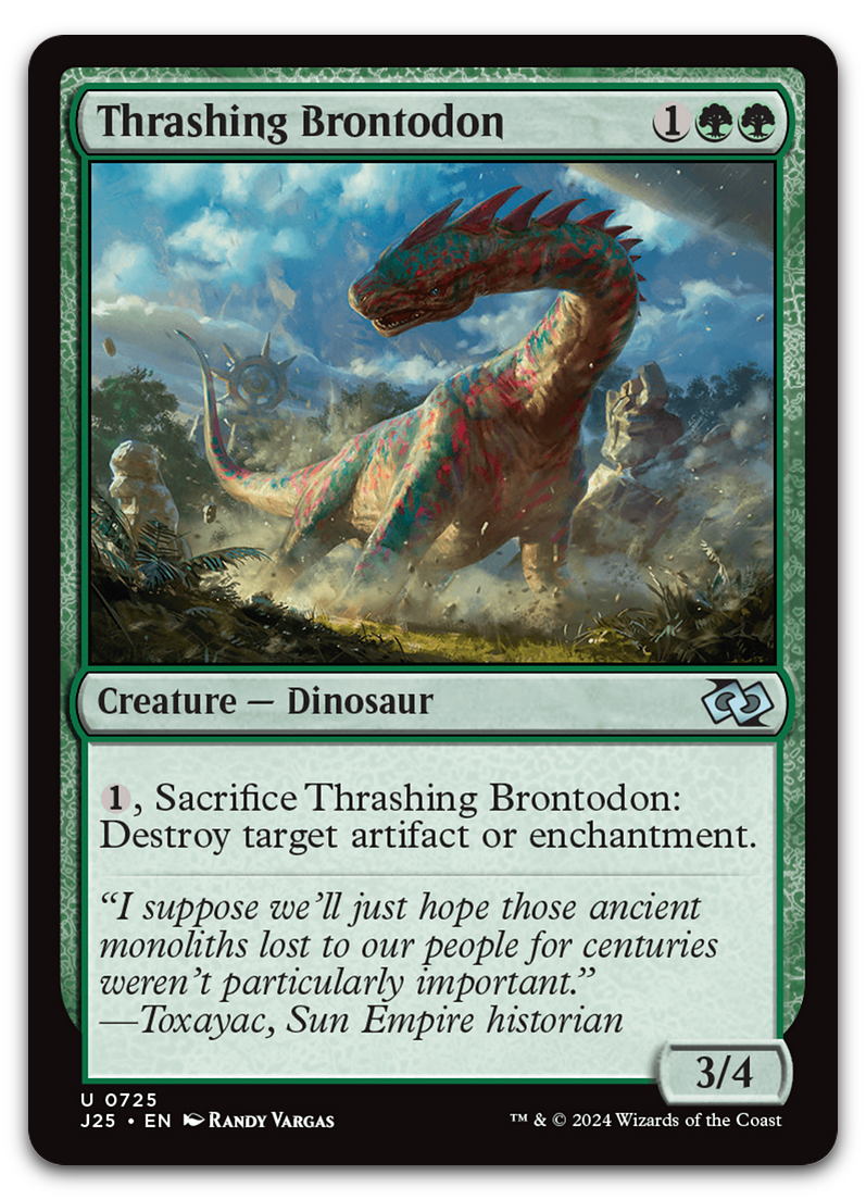Thrashing Brontodon (Foundations Jumpstart)