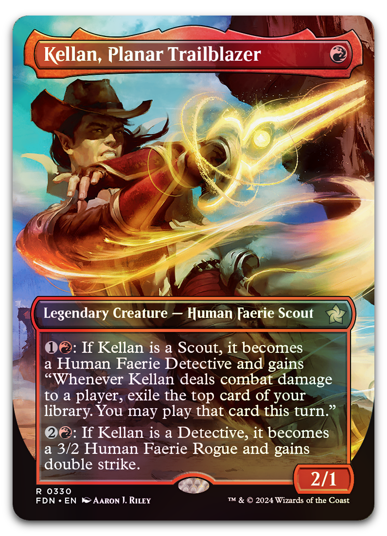 Kellan, Planar Trailblazer (Borderless) (Foundations)