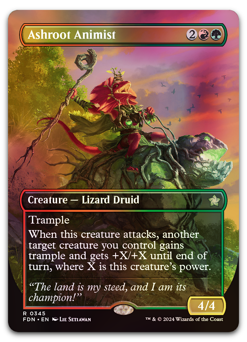 Ashroot Animist (Borderless) (Foundations)
