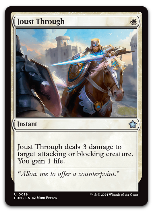 Joust Through (Foundations)