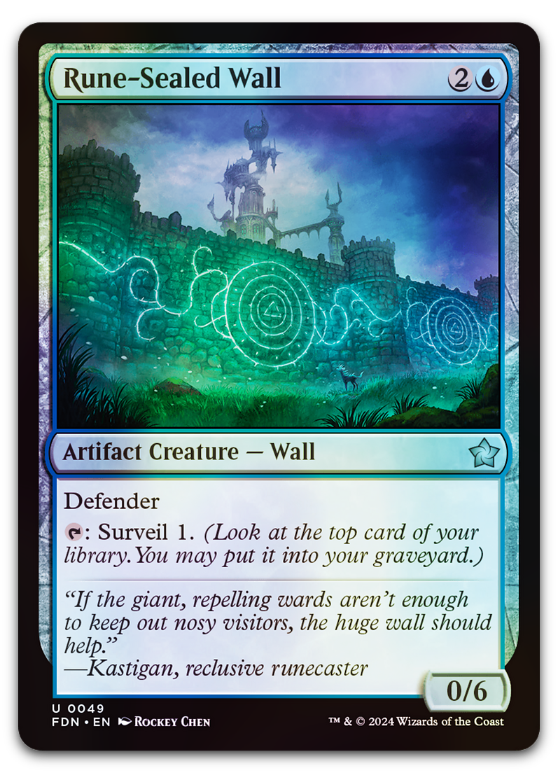 Rune-Sealed Wall (Foundations)