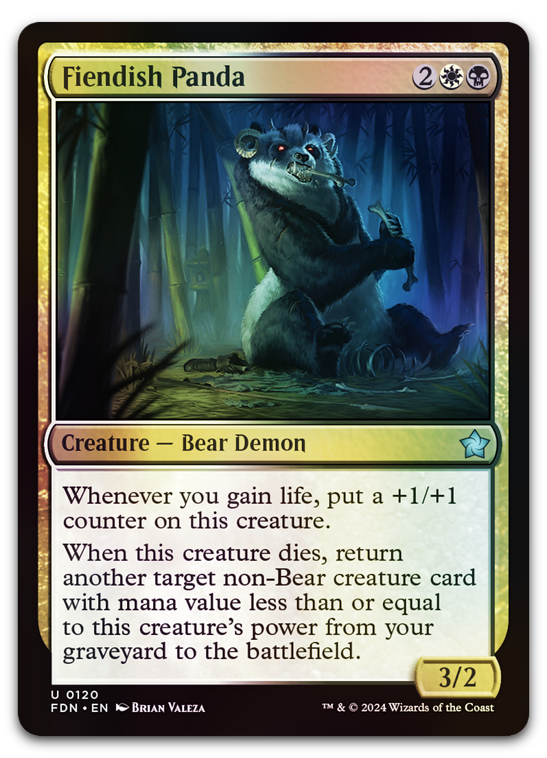 Fiendish Panda (Foundations)