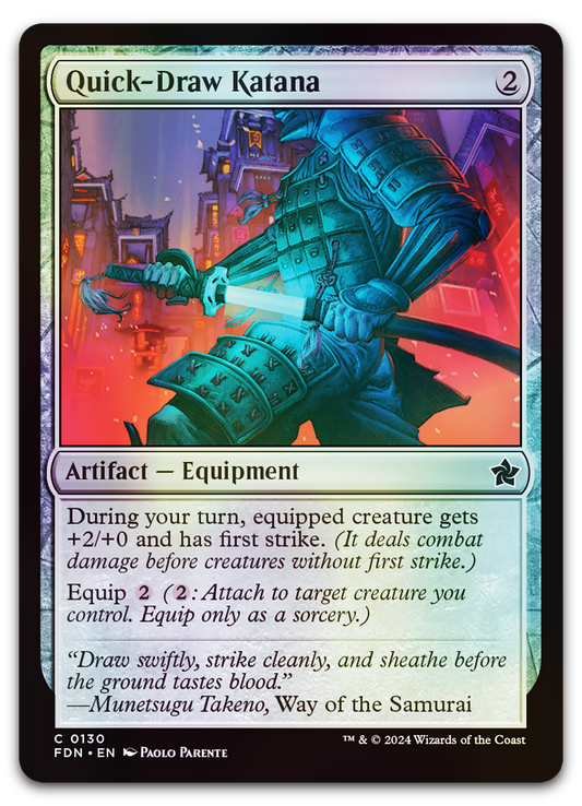 Quick-Draw Katana (Foundations)