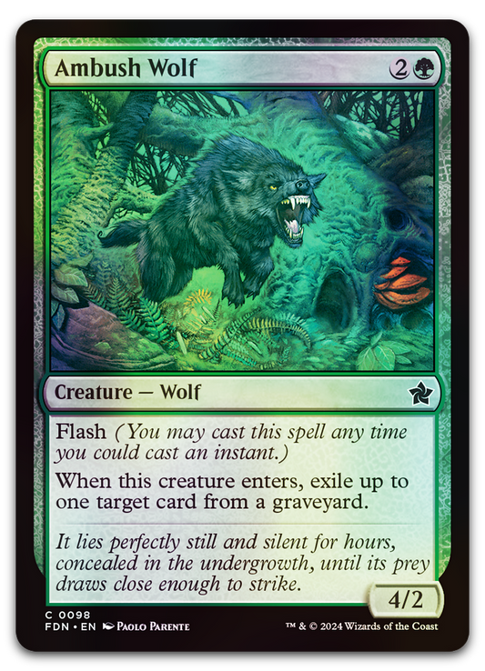 Ambush Wolf (Foundations)