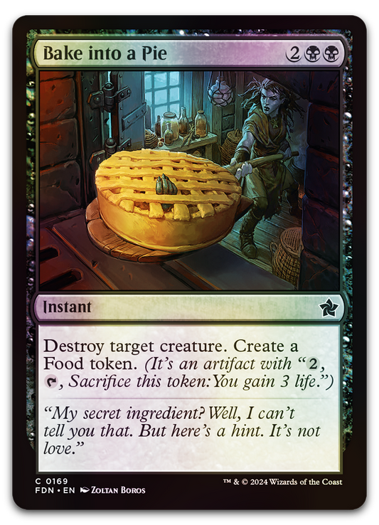 Bake into a Pie (Foundations)