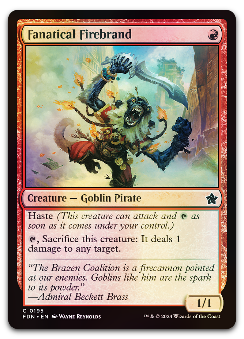 Fanatical Firebrand (Foundations)