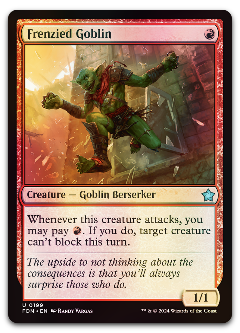 Frenzied Goblin (Foundations)