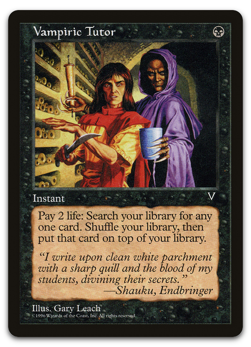 Vampiric Tutor (Visions)