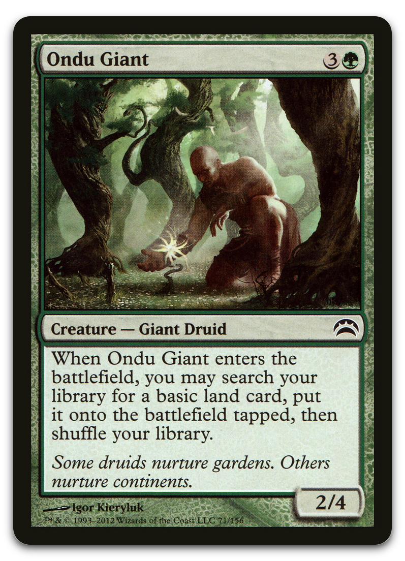 Ondu Giant (Planechase 2012)