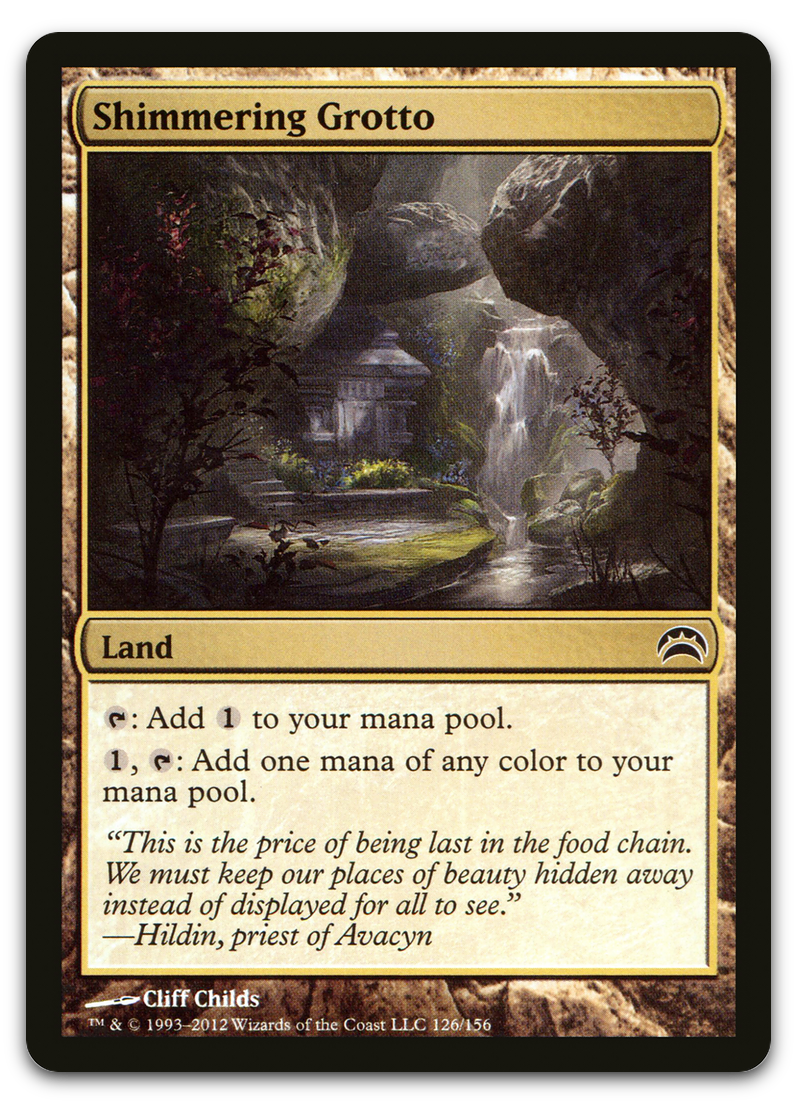 Shimmering Grotto (Planechase 2012)