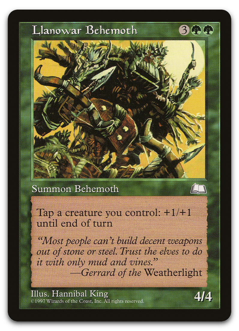 Llanowar Behemoth (Weatherlight)