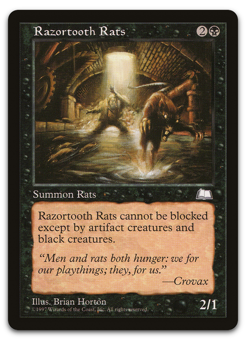 Razortooth Rats (Weatherlight)