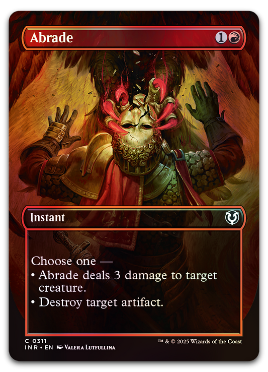 Abrade (Borderless) (Innistrad Remastered)